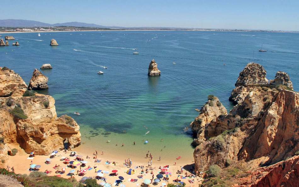 Mapa das Praias de Lagos, Algarve