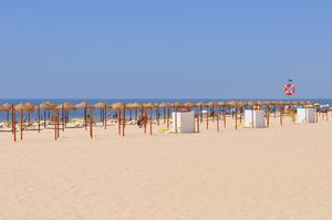 Praia de Monte Gordo Beach, Vila Real de Santo António, Algarve