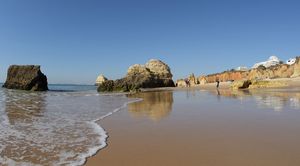Praia dos Três Castelos, Portimão Beach, Algarve, Portugal